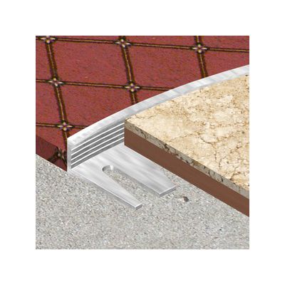 Bagheta  dreapta flexibila din aluminiu natural