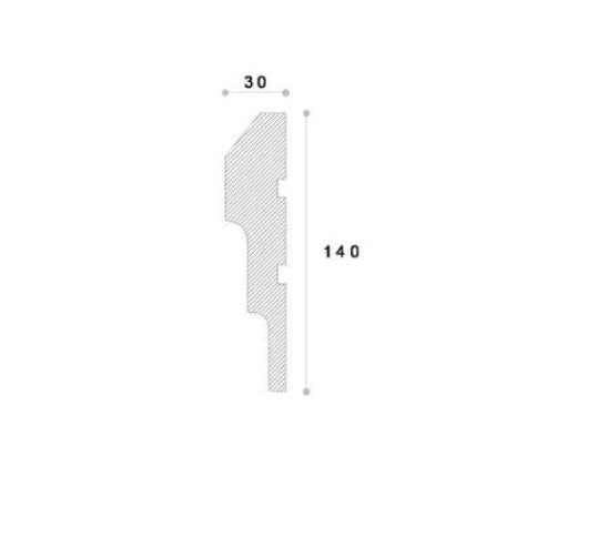 BRAU DECORATIV POLISTIREN REMA1 140X30X2000