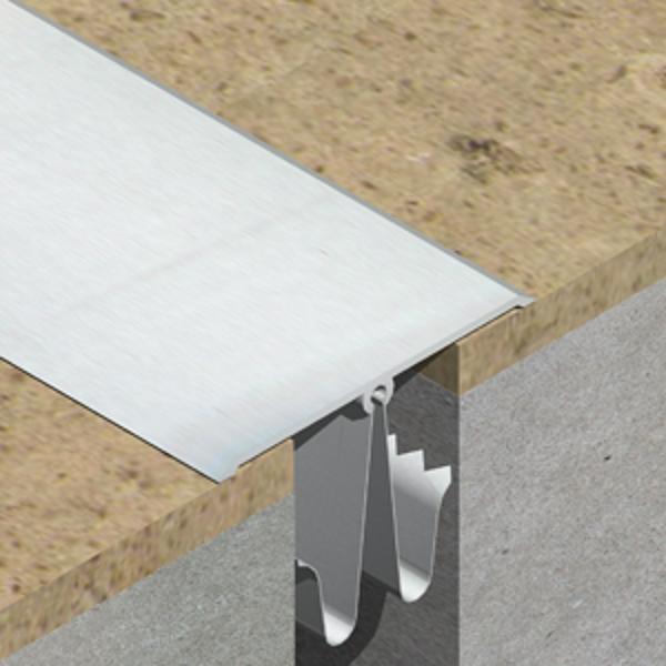Profil de dilatatie din aluminiu eloxat pentru mascare rost 20-40mm perete / tavan GOA603 - 3ml/buc